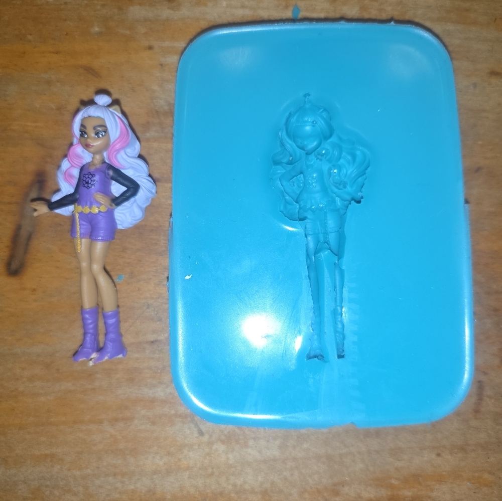 Monster High Clawdeen Wolf Figure Baking Mold Cake, Candy, Chocolate, Fondant